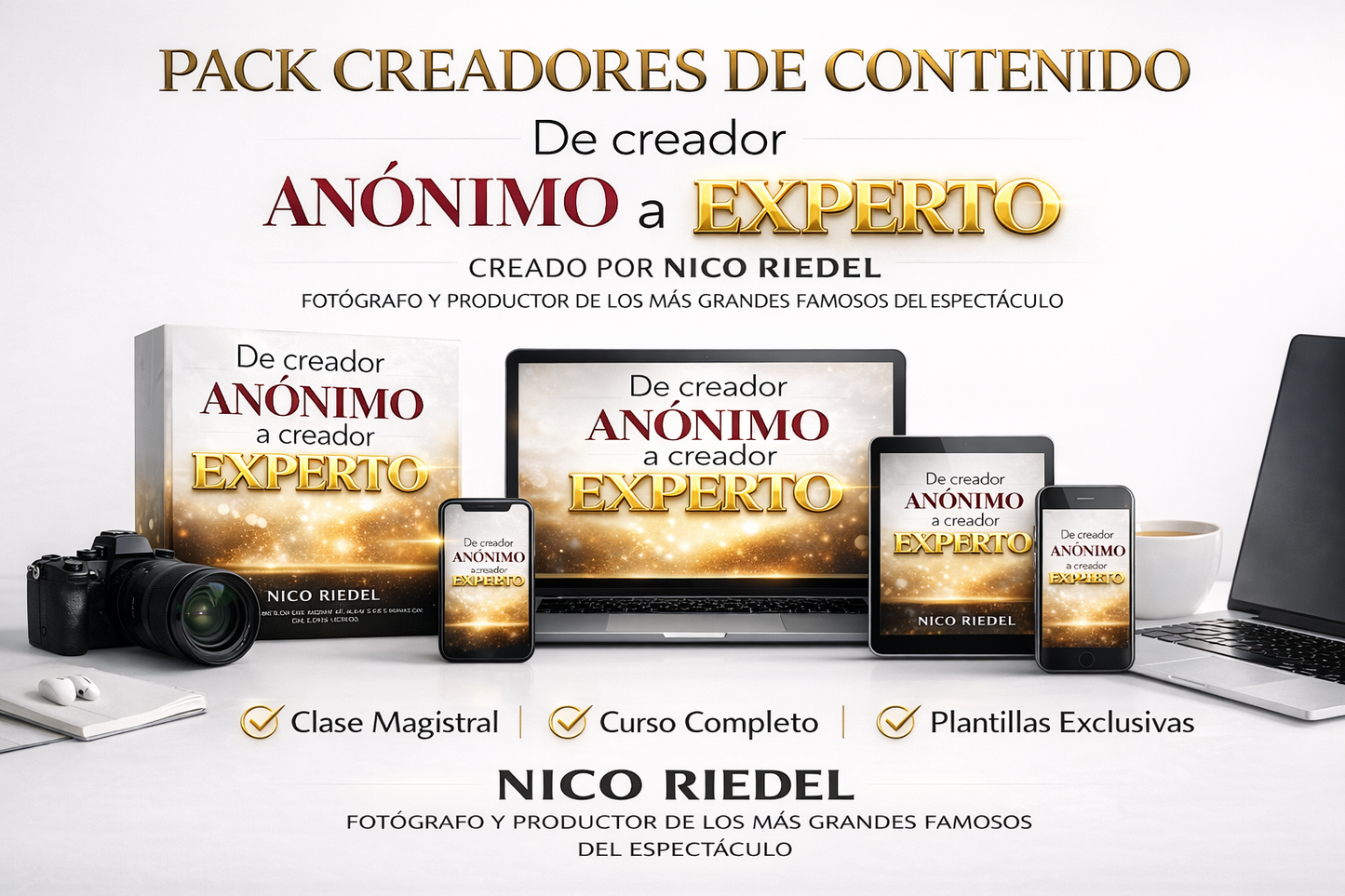 PACK CREADOR PRO - SOLO 7 DÍAS PARA TU SIGUIENTE NIVEL, AUNQUE NO TENGAS EXPERIENCIA 🚀
